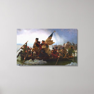 Washington Crossing The Delaware River Canvas Print