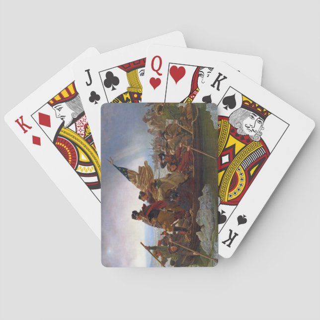Washington Crossing the Delaware River Playing Cards (Back)