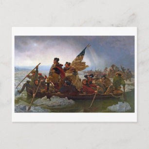 Washington Crossing the Delaware River Postcard