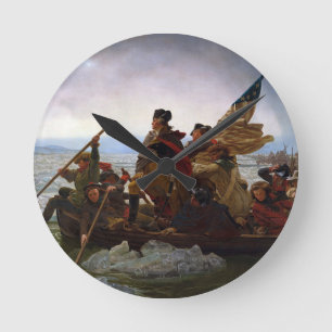 Washington Crossing the Delaware Round Clock