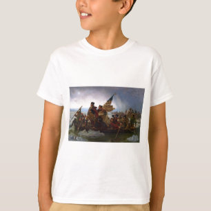Washington Crossing the Delaware - Vintage US Art T-Shirt