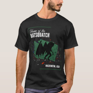 Washington - Cryptids Home Of The Batsquatch T-Shirt