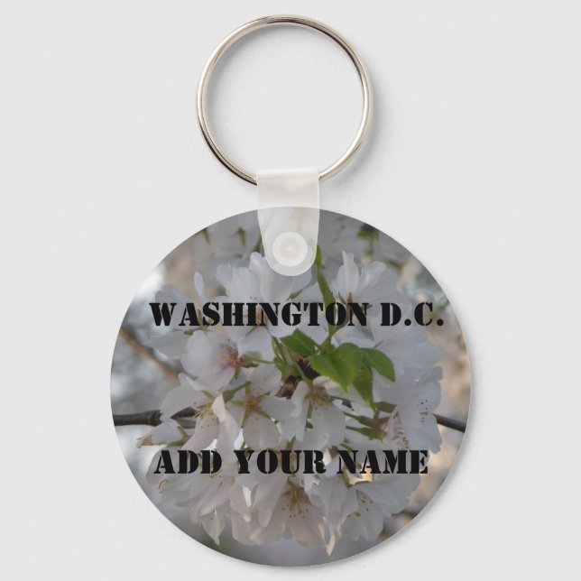 Washington D.C. Add your name Keychain (Front)