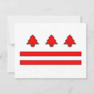 washington d.c. christmas holiday card