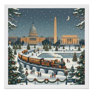 Washington, D. C. Christmas Poster