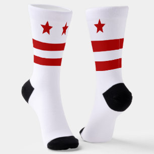 Washington D.C. city flag  Socks