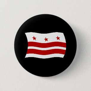 Washington D.C. Flag Button
