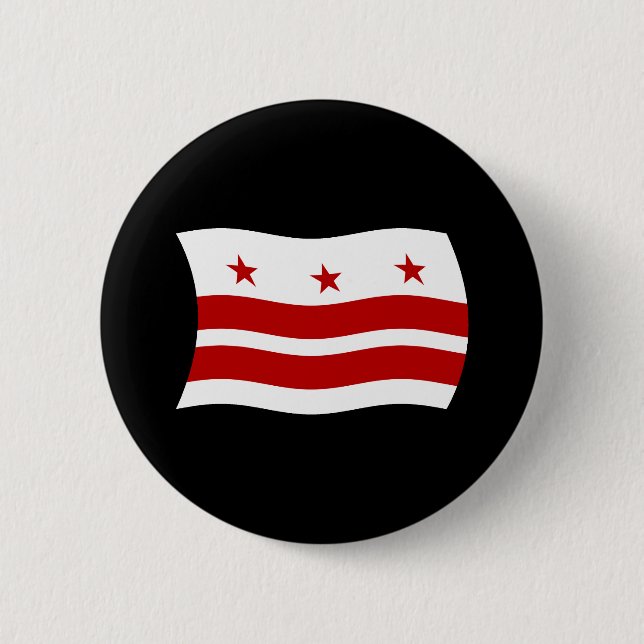 Washington D.C. Flag Button (Front)