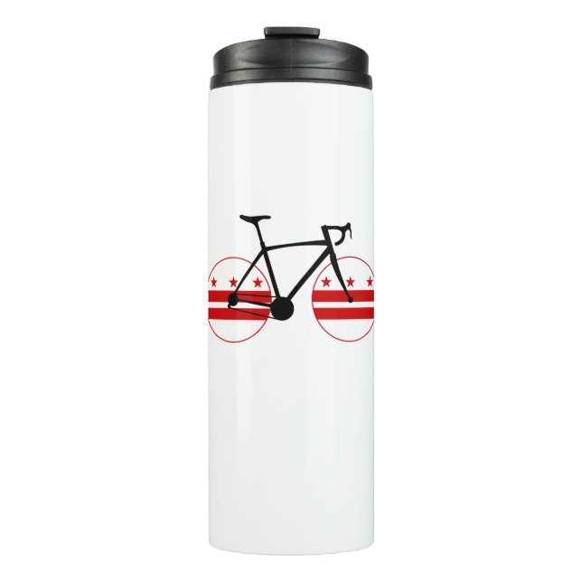 Washington D.C. Flag Cycling Thermal Tumbler (Front)