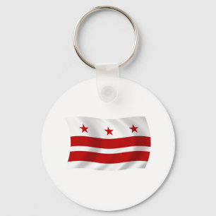Washington D.C. Flag Keychain