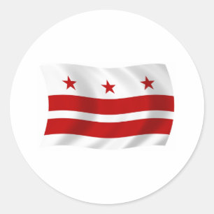 Washington D.C. Flag Sticker
