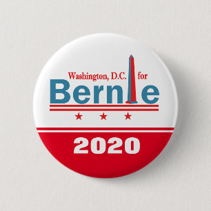 Washington, D.C. for Bernie 2020 6 Cm Round Badge