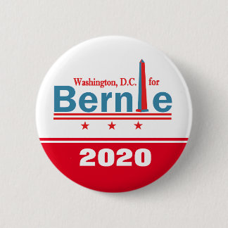 Washington, D.C. for Bernie 2020 6 Cm Round Badge
