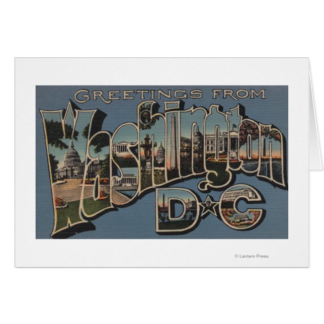 Washington D. C. - Large Letter Scenes (Front Horizontal)