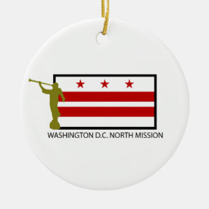 WASHINGTON D.C. NORTH MISSION LDS CTR CERAMIC TREE DECORATION