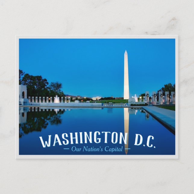 Washington, D.C. - Our Nation's Capital Invitation Postcard (Front)