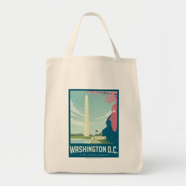 Washington, D.C. - Our Nation's Capital Tote Bag (Front)