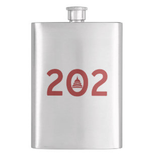 Washington D.C. Pride Hip Flask