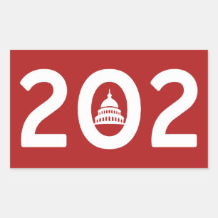 Washington D.C. Pride Rectangular Sticker