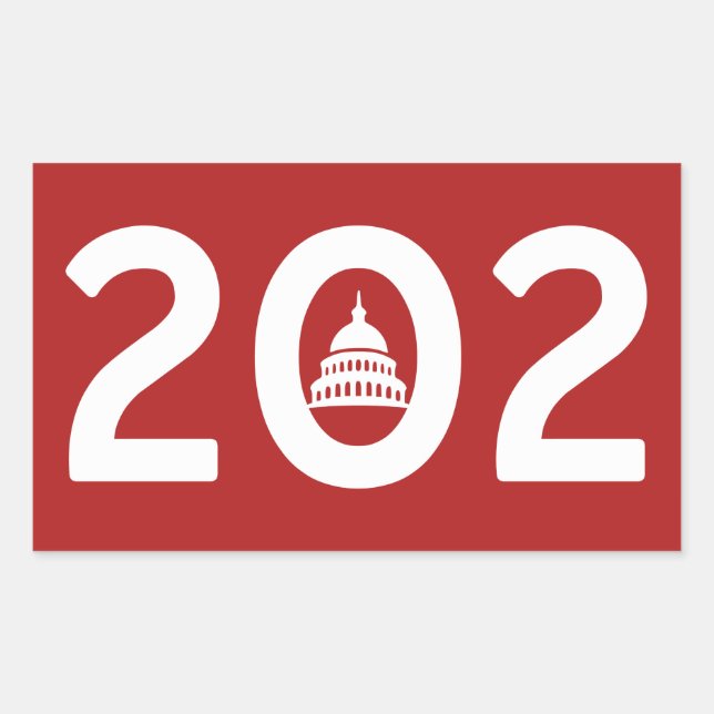 Washington D.C. Pride Rectangular Sticker (Front)