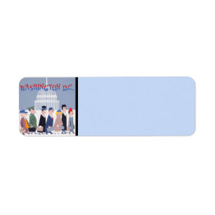 Washington D.C. Return Address Label