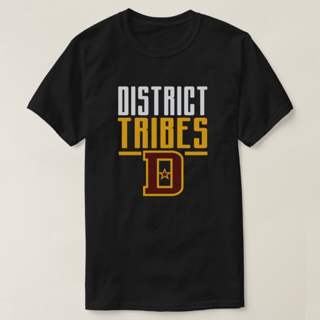 Washington D.C. Sports "District Tribes" T-Shirt (Design Front)