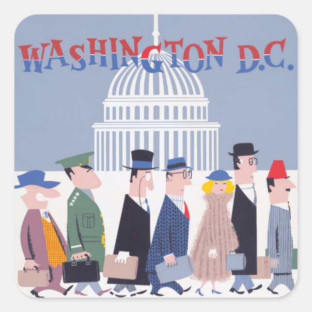 Washington D.C. Sticker (Front)