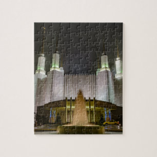 Washington D.C. Temple at Night Jigsaw Puzzle