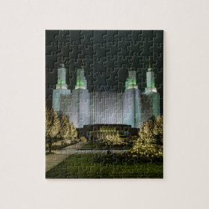 Washington D.C. Temple at Night Jigsaw Puzzle