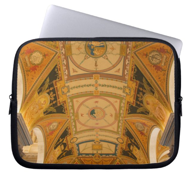 WASHINGTON, D.C. USA. Ceiling of second floor Laptop Sleeve (Front)