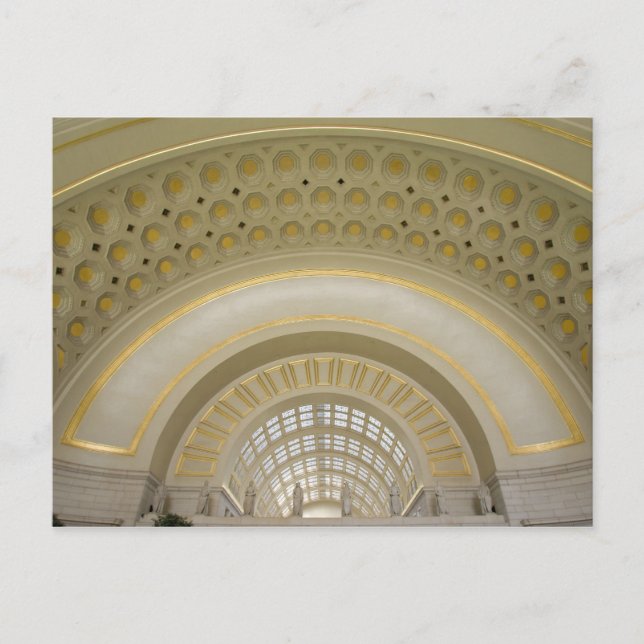 WASHINGTON, D.C. USA. Interior of Union Station. Postcard (Front)