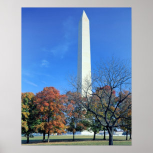 WASHINGTON, D.C. USA. Washington Monument rises Poster