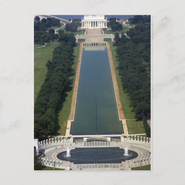 Washington D.C. - View from Washington Monument Postcard (Front)