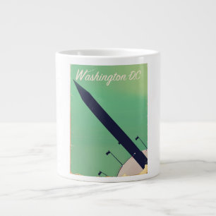 Washington D.C Vintage travel poster Large Coffee Mug