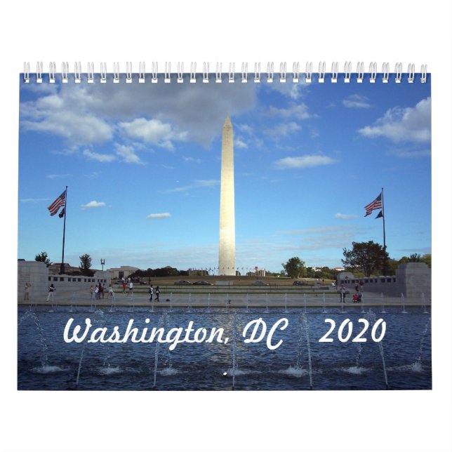 Washington, DC - 2020 Calendar (Cover)