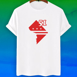 Washington DC 51st state - statehood T-Shirt