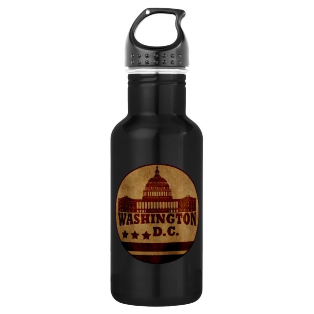 Washington dc 532 ml water bottle (Front)