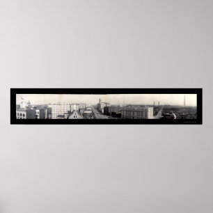 Washington DC Birdseye Photo 1909 Poster