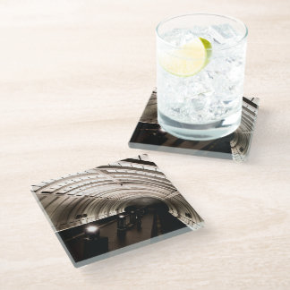 Washington DC Brutalist Architecture Glass Coaster