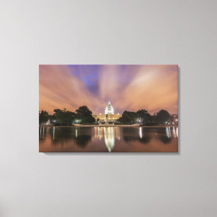 Washington DC, Capitol Building Canvas Print