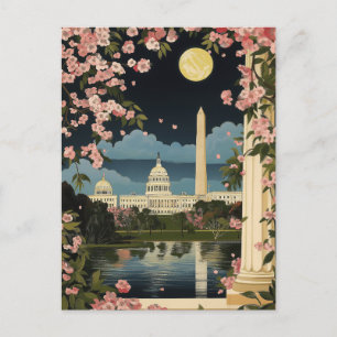 Washington DC Capitol Building Monument Vintage Postcard