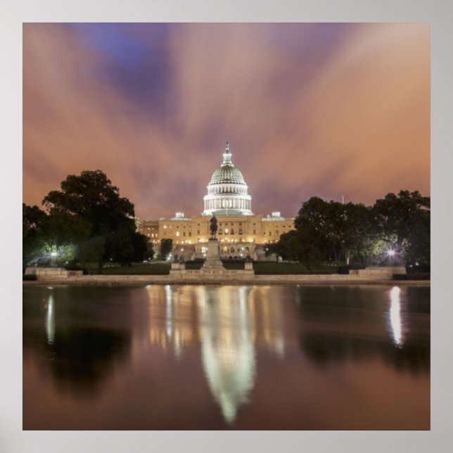 Washington DC, Capitol Building Poster (Front)