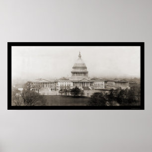 Washington DC Capitol Photo 1906 Poster
