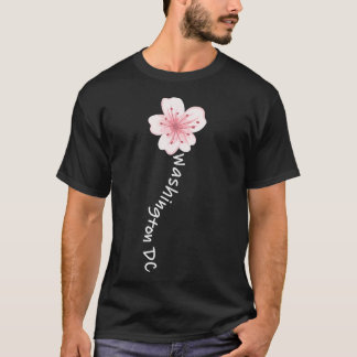 Washington Dc Cherry Blossom Flower T-Shirt