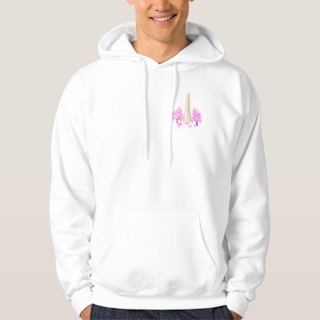 Washington, DC Cherry Blossom Hoodie  (Front)