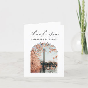 Washington DC Cherry Blossoms Blank Thank You Card