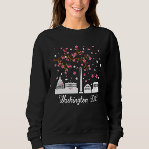 Washington Dc Cherry Blossoms Men Women Graphic Sweatshirt