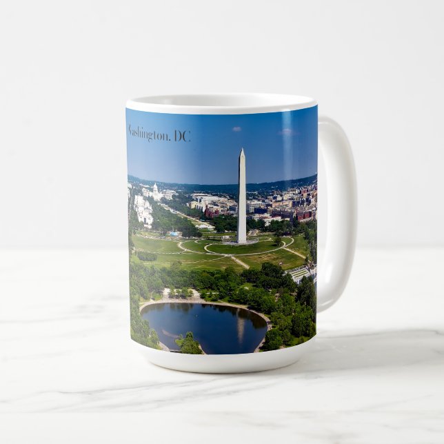 Washington DC cityscape Coffee Mug (Front Right)