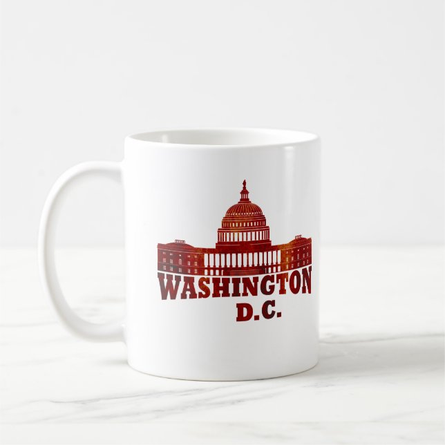 washington dc coffee mug (Left)