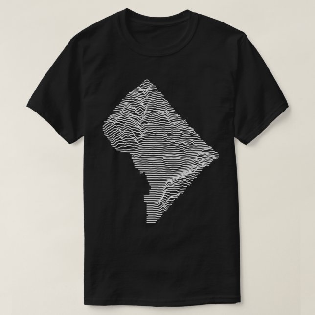 Washington, DC Division  Unknown Elevations Topogr T-Shirt (Design Front)